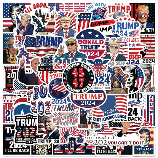 50pcs Trump Sticker Pack